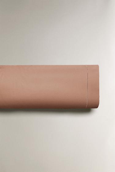 TAIE D’OREILLER SATIN FESTON (300 FILS) - Rose poudré de Zara - Image 4