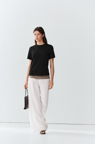 Short sleeve interlock T-shirt — Black 1