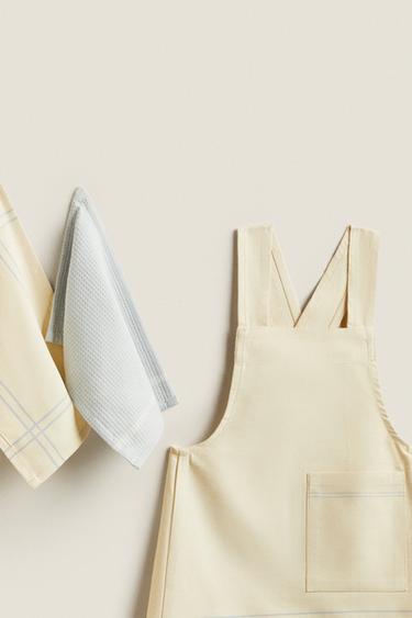 KIDS' KITCHEN LINEN SET — Cream 2