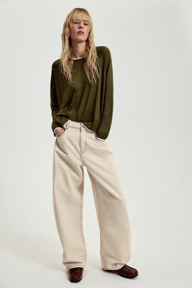 JERSEY PUNTO DOBLE - Aceite de Zara