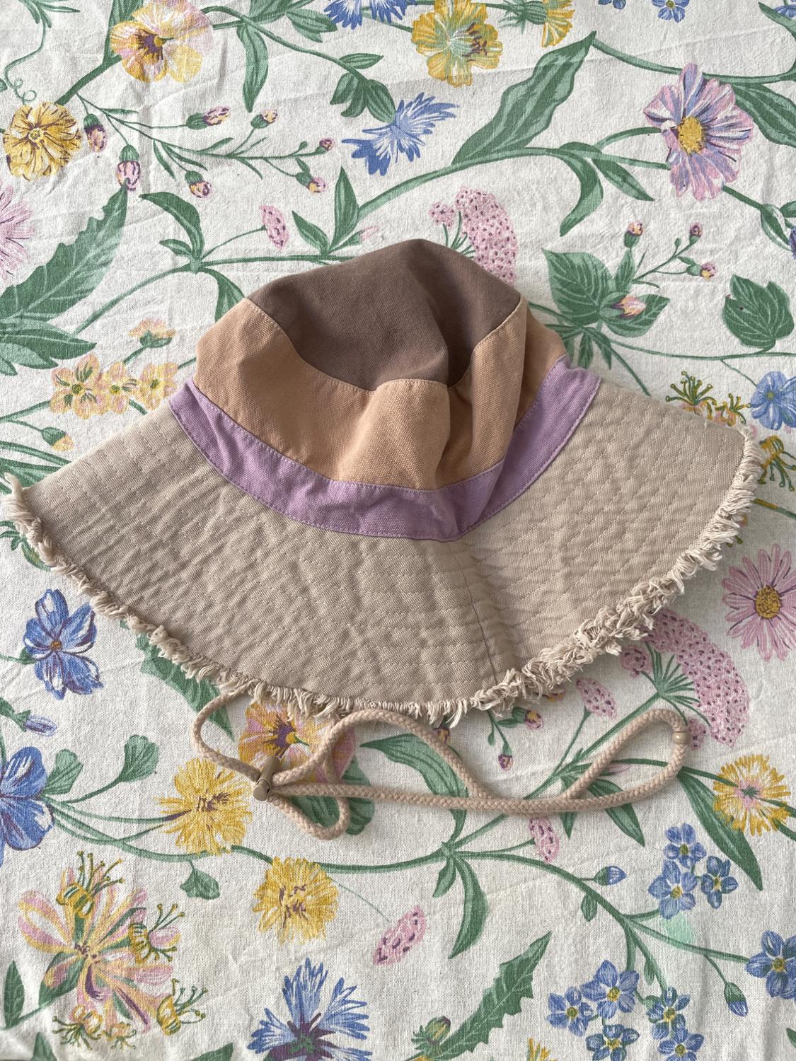 CONTRAST FRINGED BUCKET HAT - Image 2
