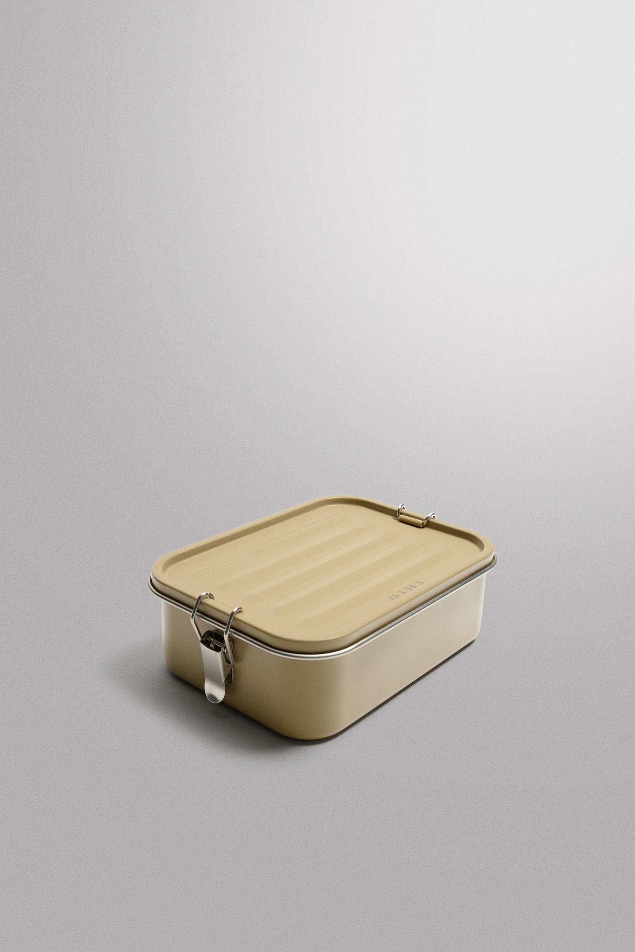 SIGG STAINLESS STEEL LUNCH BOX — Khaki Green