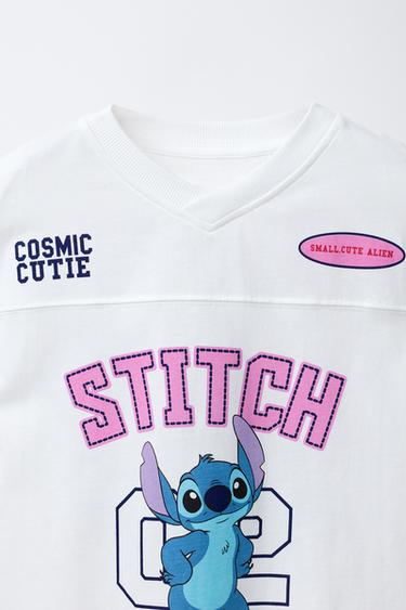 T-SHIRT VARSITY LILO & STITCH © DISNEY - Blanc de Zara - Image 2