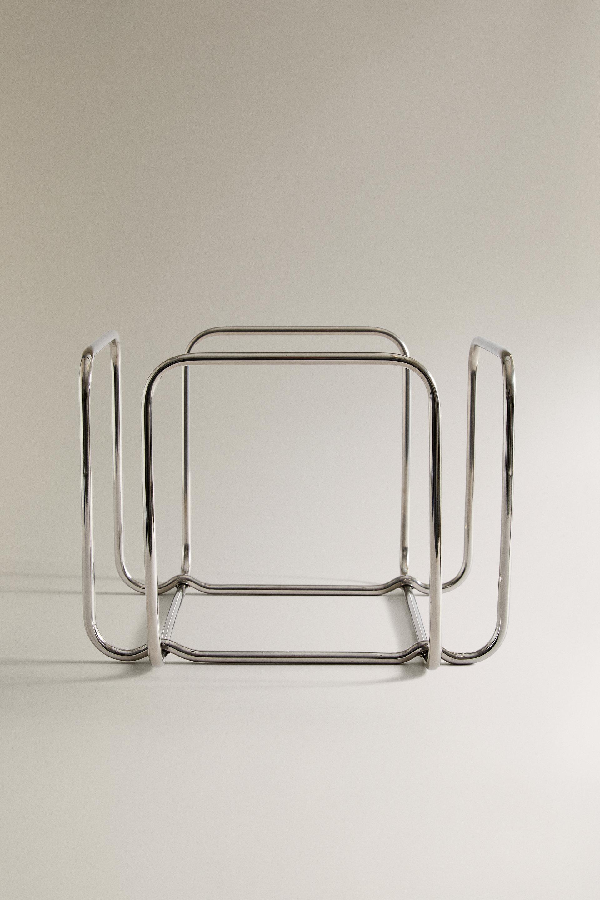 STAINLESS STEEL VINYL ORGANIZER