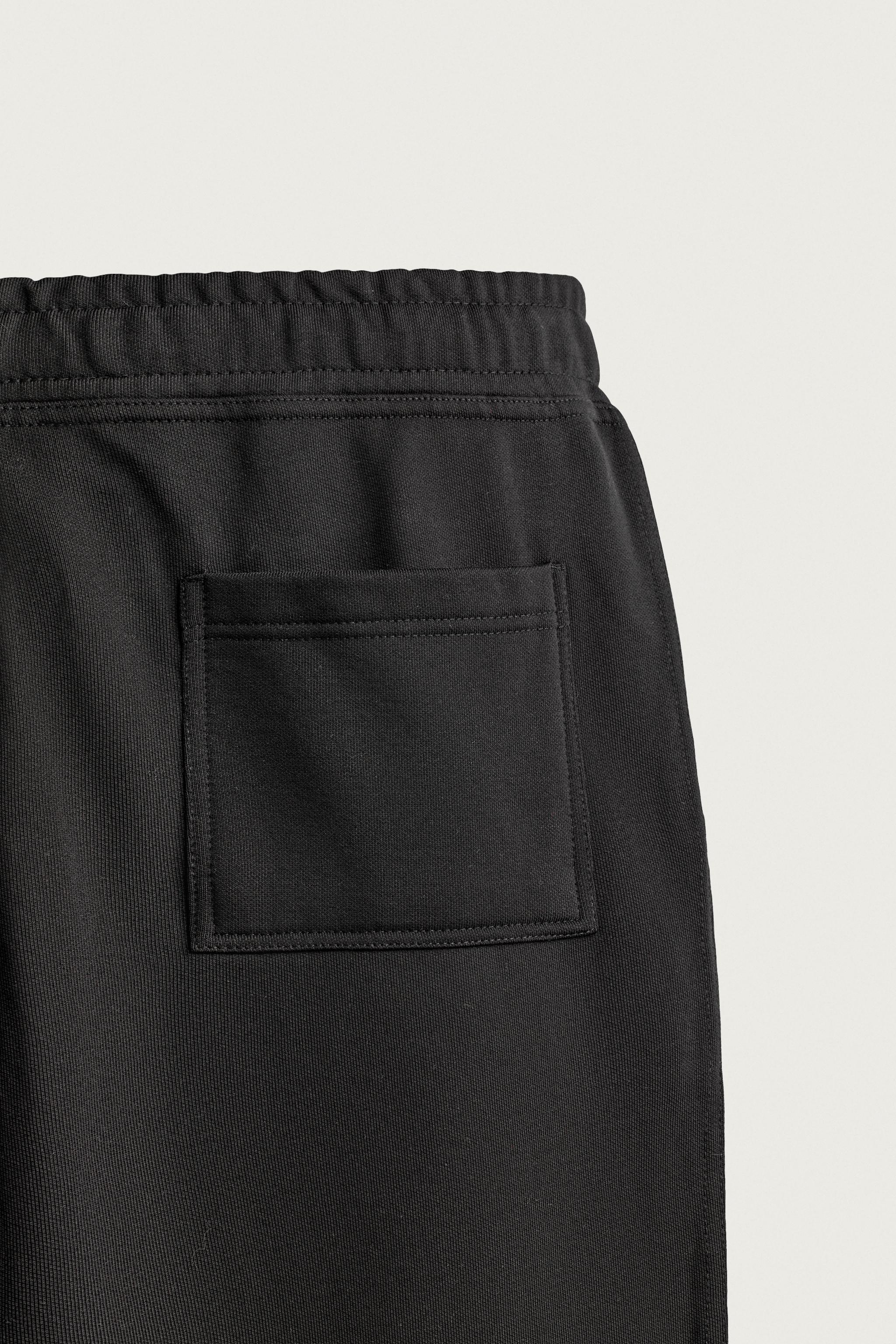 Мужские брюки Zara BASIC REGULAR FIT JOGGING PANTS — фото 8