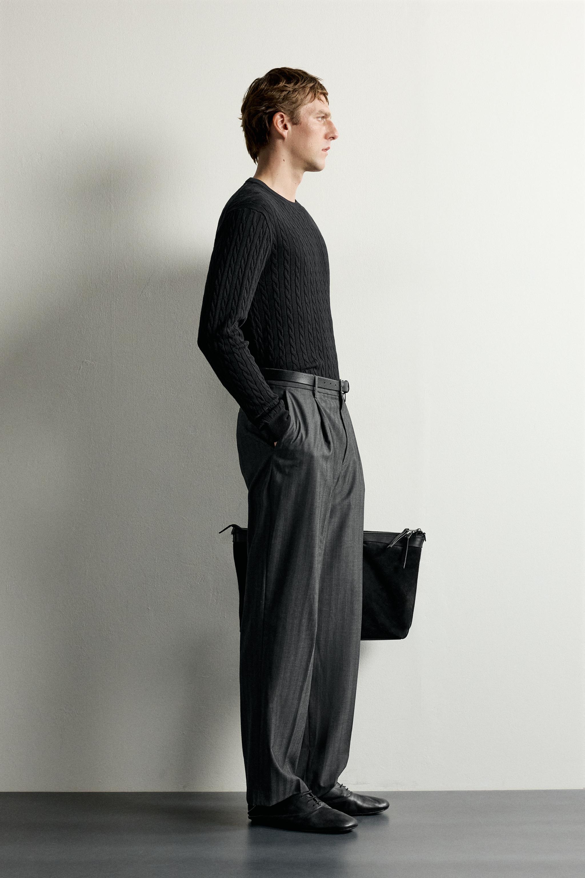 100% COTTON CABLE KNIT JUMPER