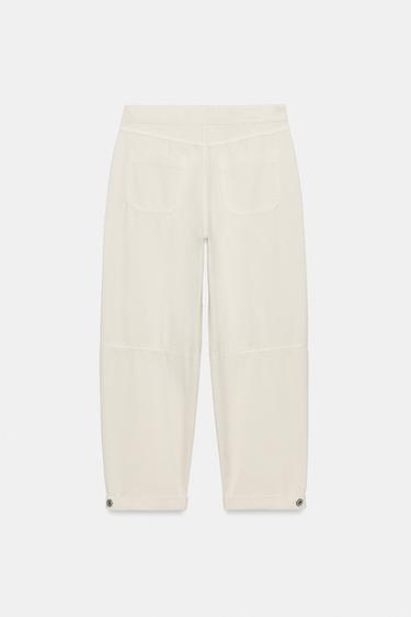 JEAN Z1975 CHINO LOOSE - Blanc cassé de Zara - Image 7
