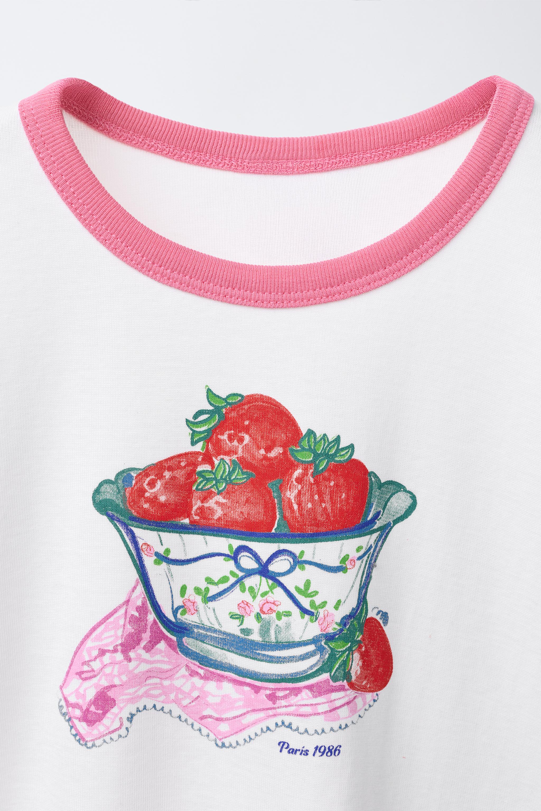 Tシャツ・カットソー STRAWBERRY PATCH T-SHIRT STUSSY】Strawberry T-Shirt (STUSSY/Tシャツ・カットソー