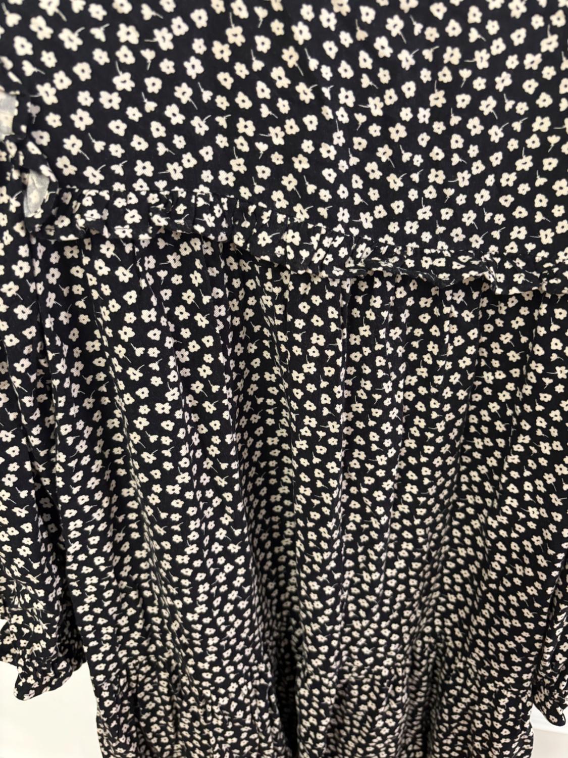 FLORAL PRINT DRESS WITH RUFFLED DETAIL - Image 4