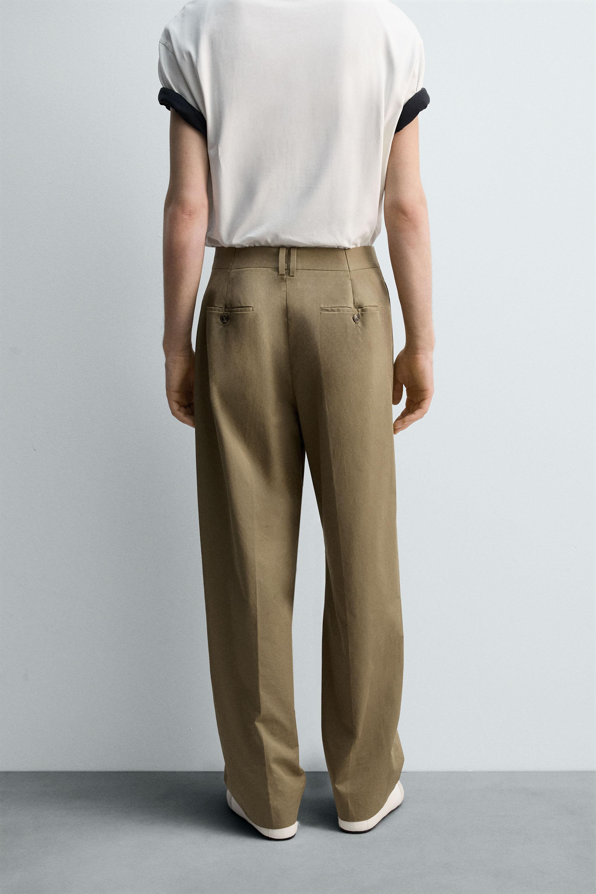 PANTALON COUPE DÉCONTRACTÉE À PLIS ÉDITION LIMITÉE