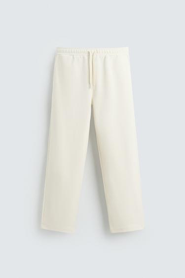 PANTALÓN JOGGER TÉCNICO - Blanco roto de Zara - Imagen 0