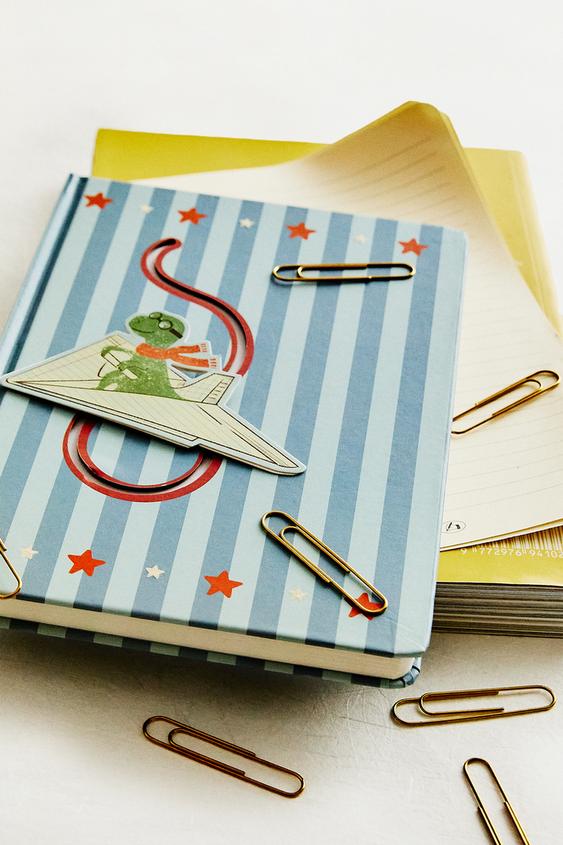 CARNET POUR ENFANT DINOSAURE A5 - Bleu de Zara - Image 4
