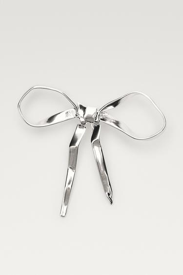 Bow brooch — Silver 1