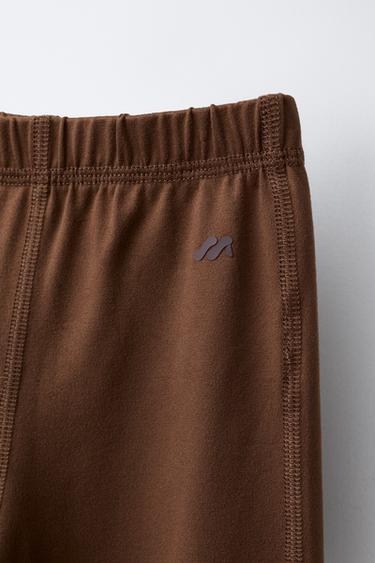 THERMOLITE ® FIBRE BASE LAYER LEGGINGS - Brown by Zara - Image 2