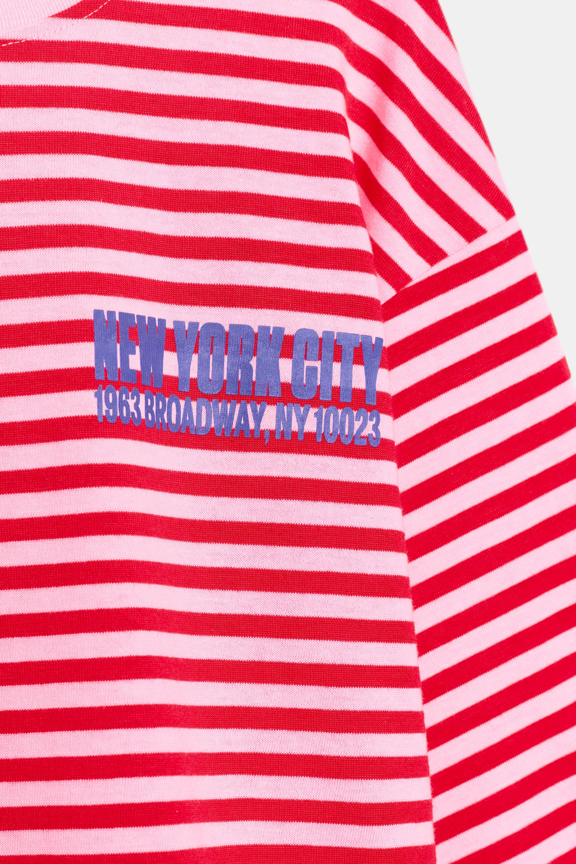 STRIPED TEXT T-SHIRT thumbnail 8