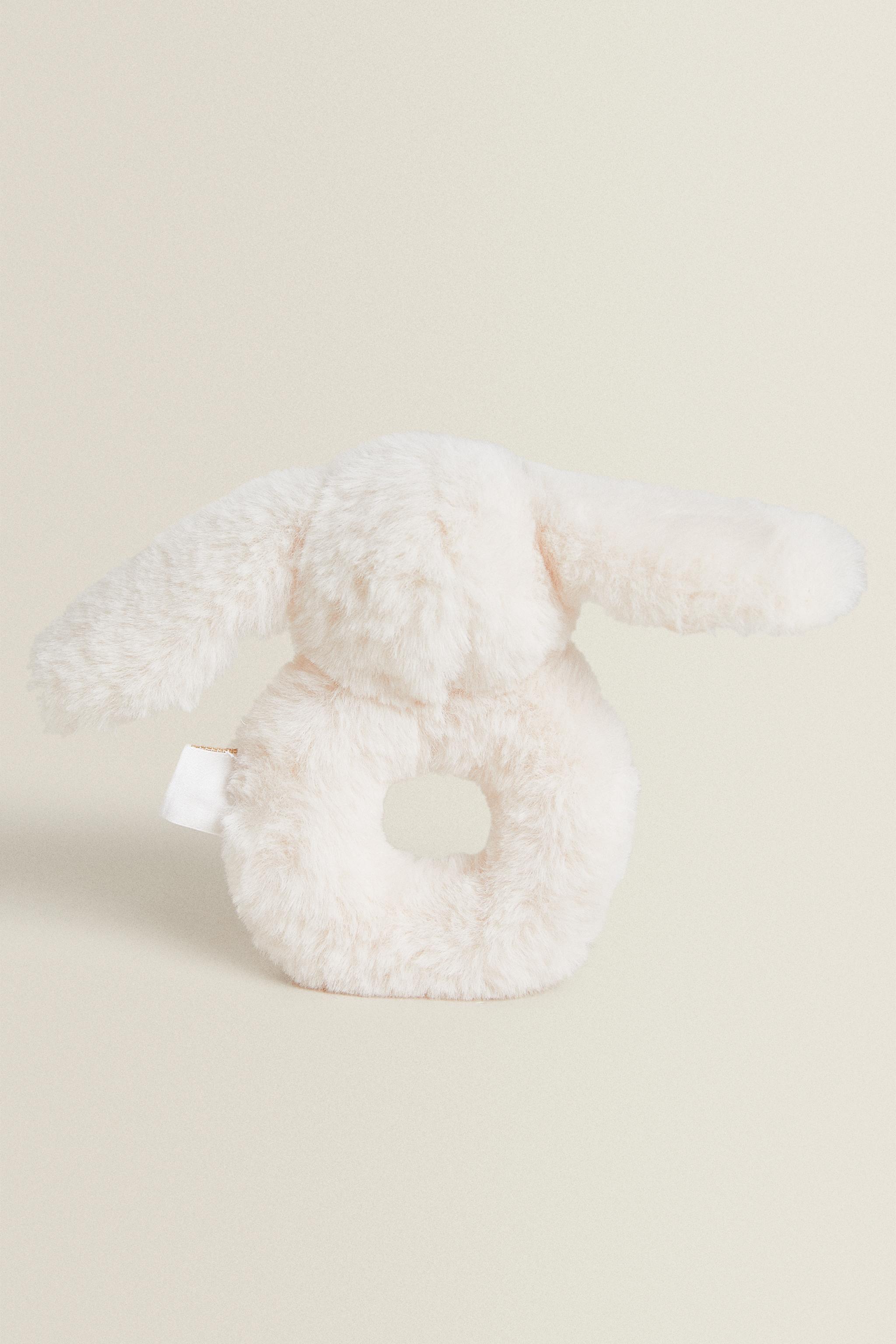 RABBIT BABY RATTLE PLUSH TOY