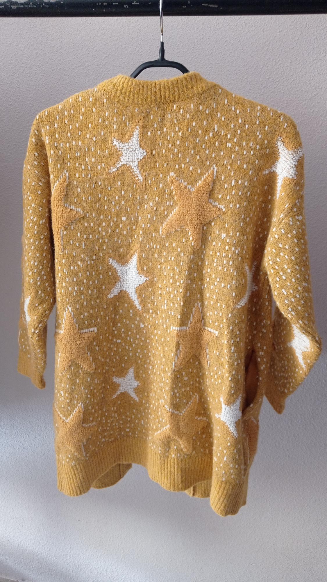 STAR PRINT KNIT CARDIGAN - Image 2