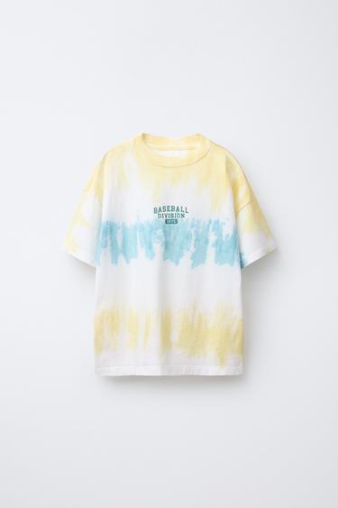 TIE-DYE JOGGING T-SHIRT - Multicoloured by Zara - Image 0