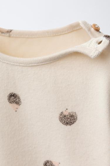 BODY HÉRISSONS CHALEUREUX - Écru de Zara - Image 2