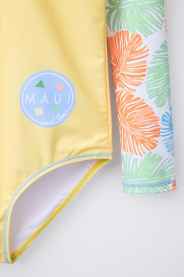 6-14 YEARS/ MAUI & SONS ® SWIMSUIT - Yellow by Zara - Image 3