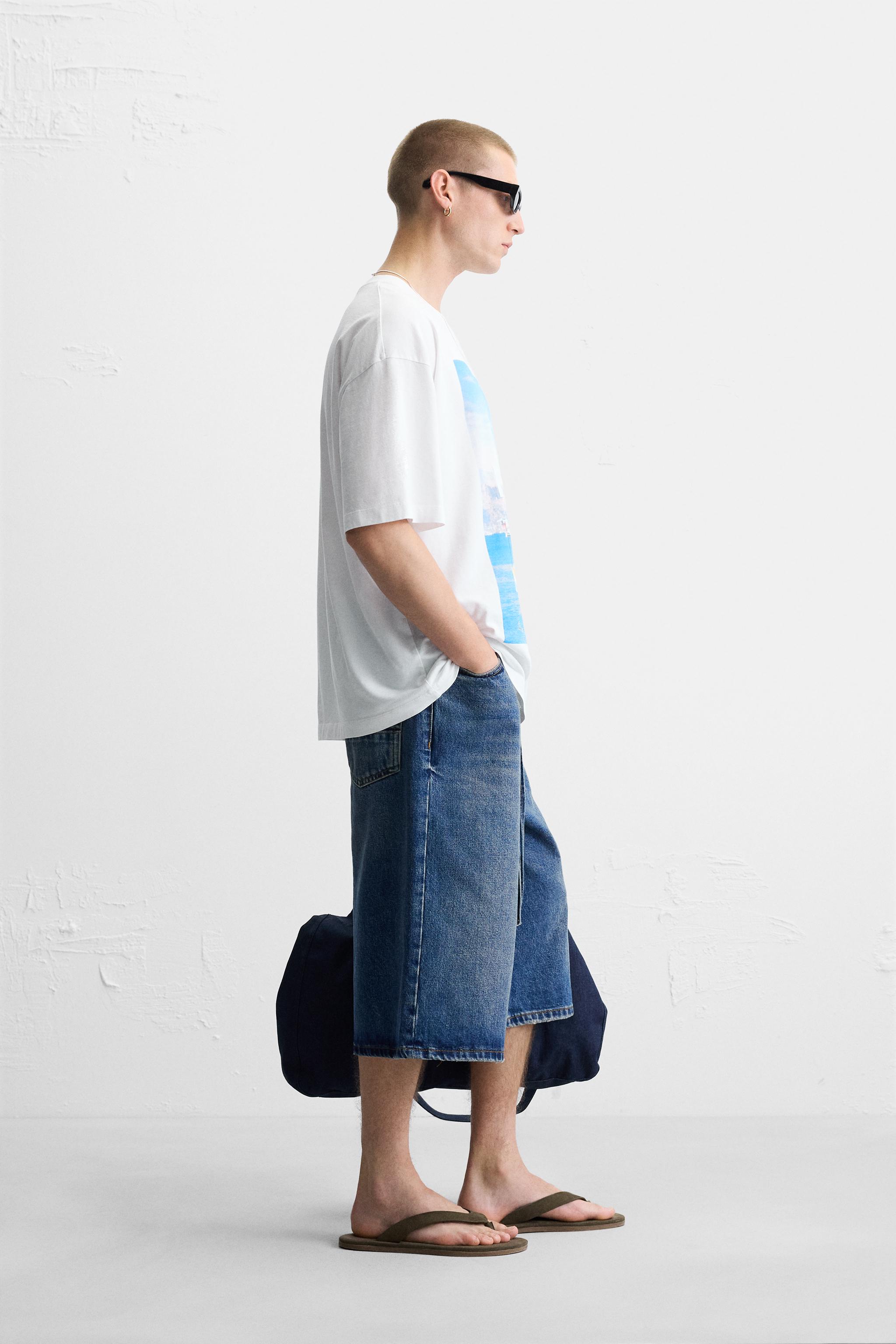 【ZARA】フォトプリントTシャツ ホワイト | 6224/468/250 PHOTOGRAPHIC PRINT T-SHIRT - White | ZARA United States