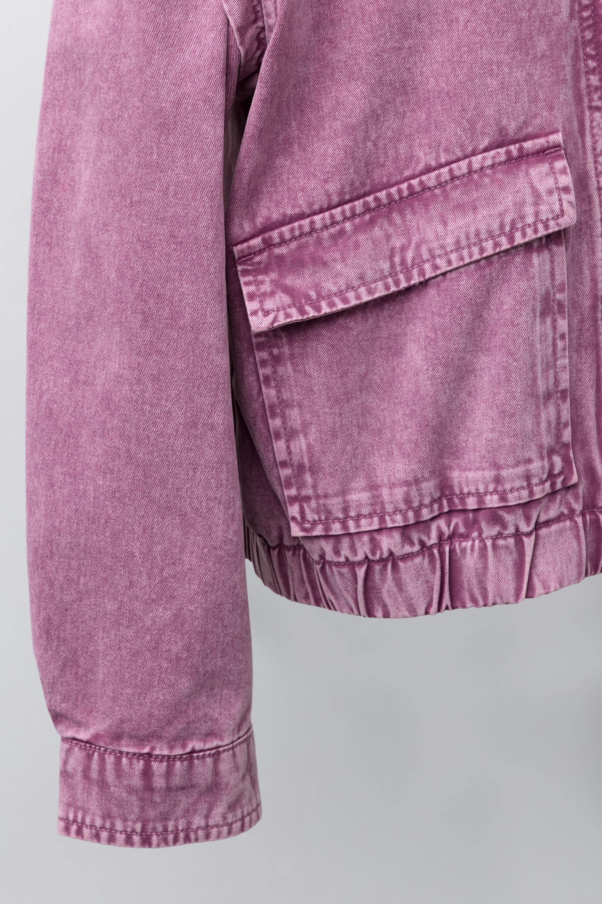 BLOUSON EFFET DÉLAVÉ