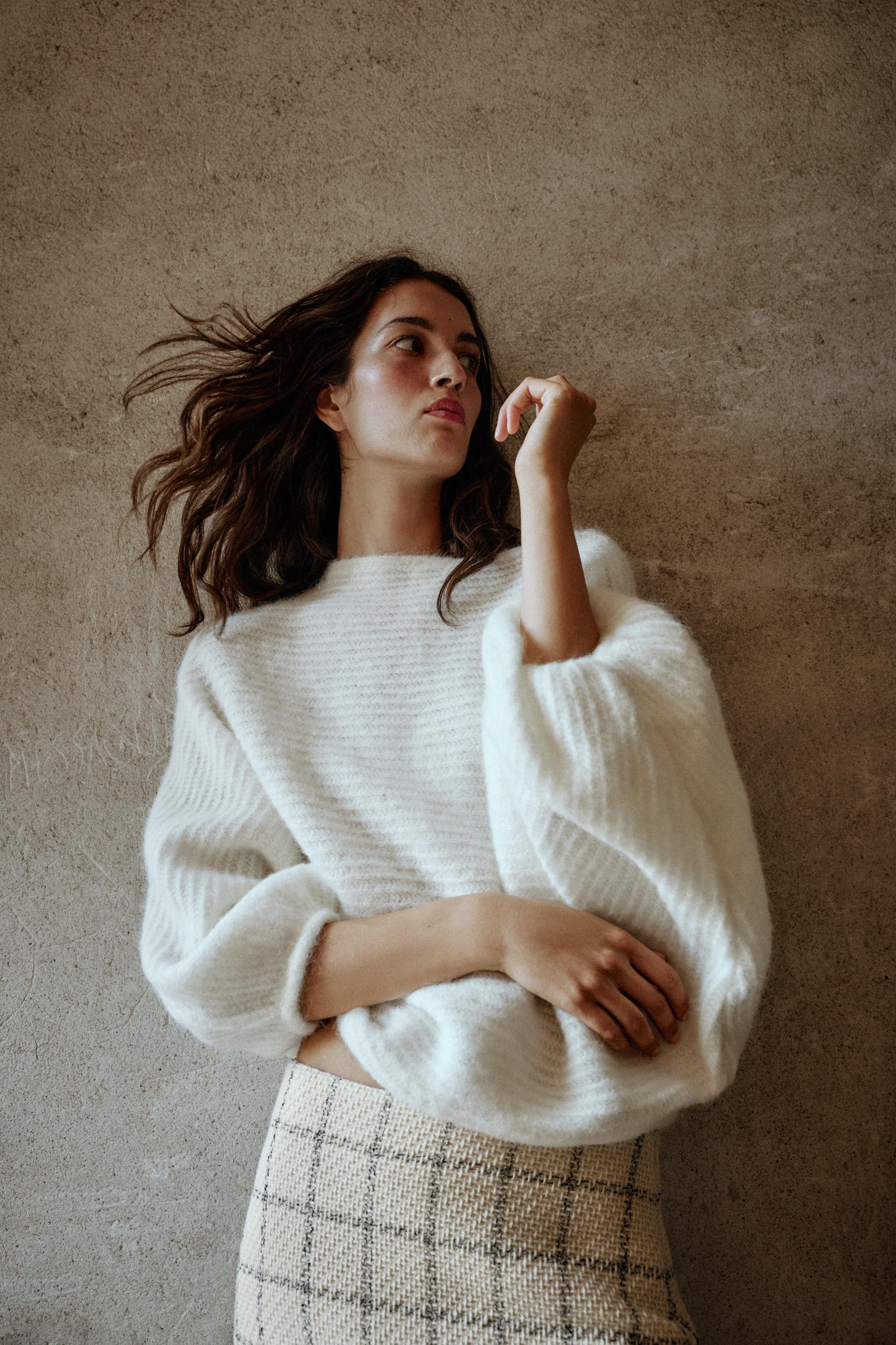 Volume Sleeve Sweater by Zara