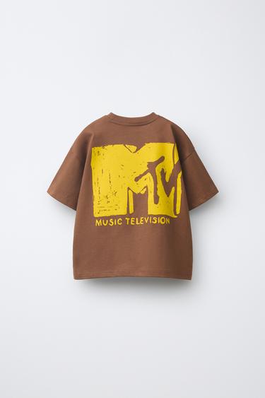 PAINOKUVIOINEN MTV®-T-PAITA - Light brown Zaralta