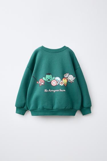 THE AVENGERS © GRAPHIC SWEATSHIRT — Green 2