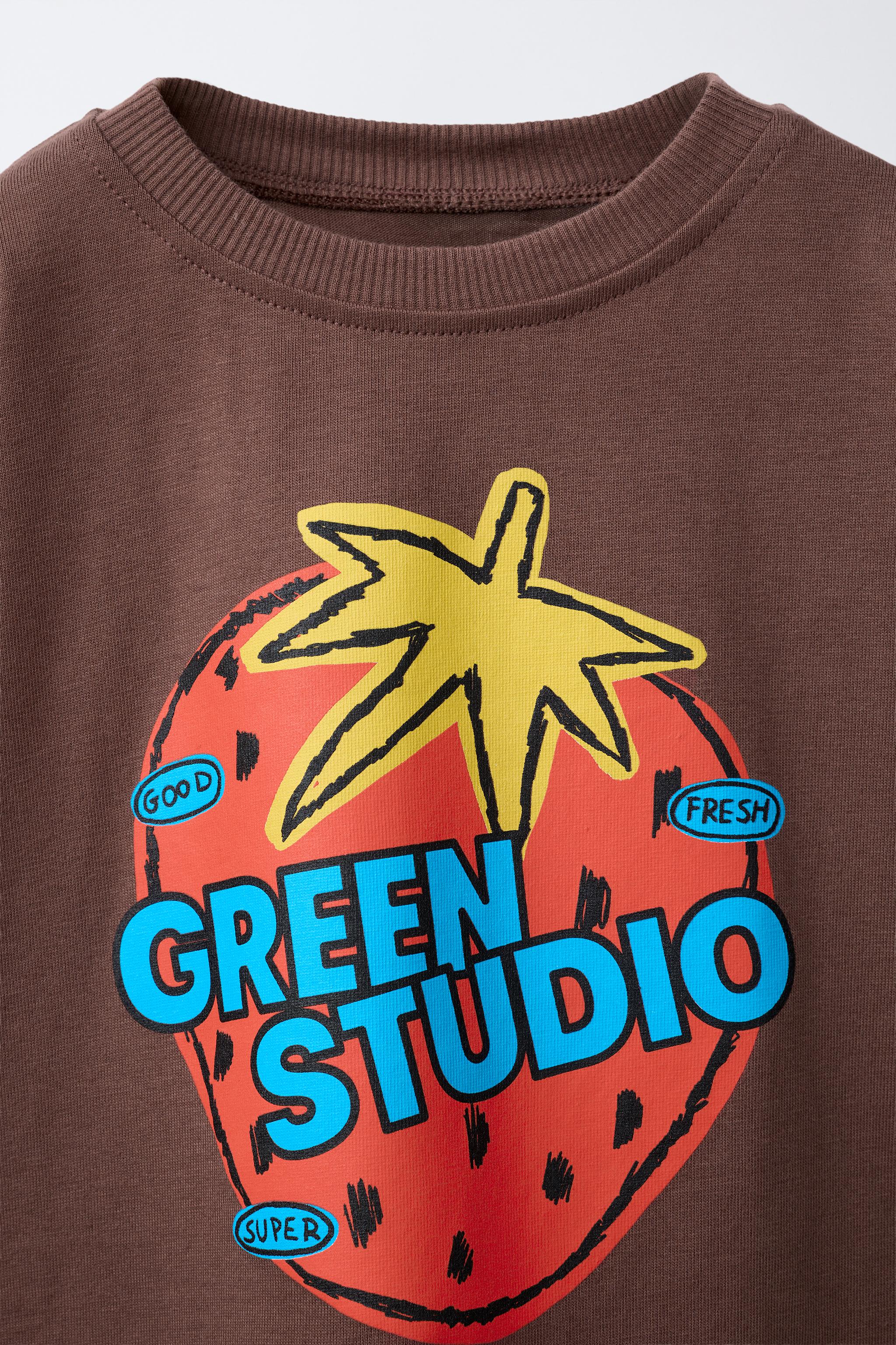STRAWBERRY PRINT T-SHIRT