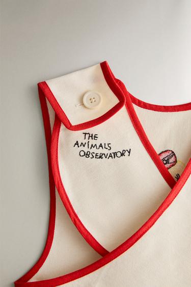 KIDS' LIMONCELLA APRON X THE ANIMALS OBSERVATORY - Light beige by Zara - Image 3