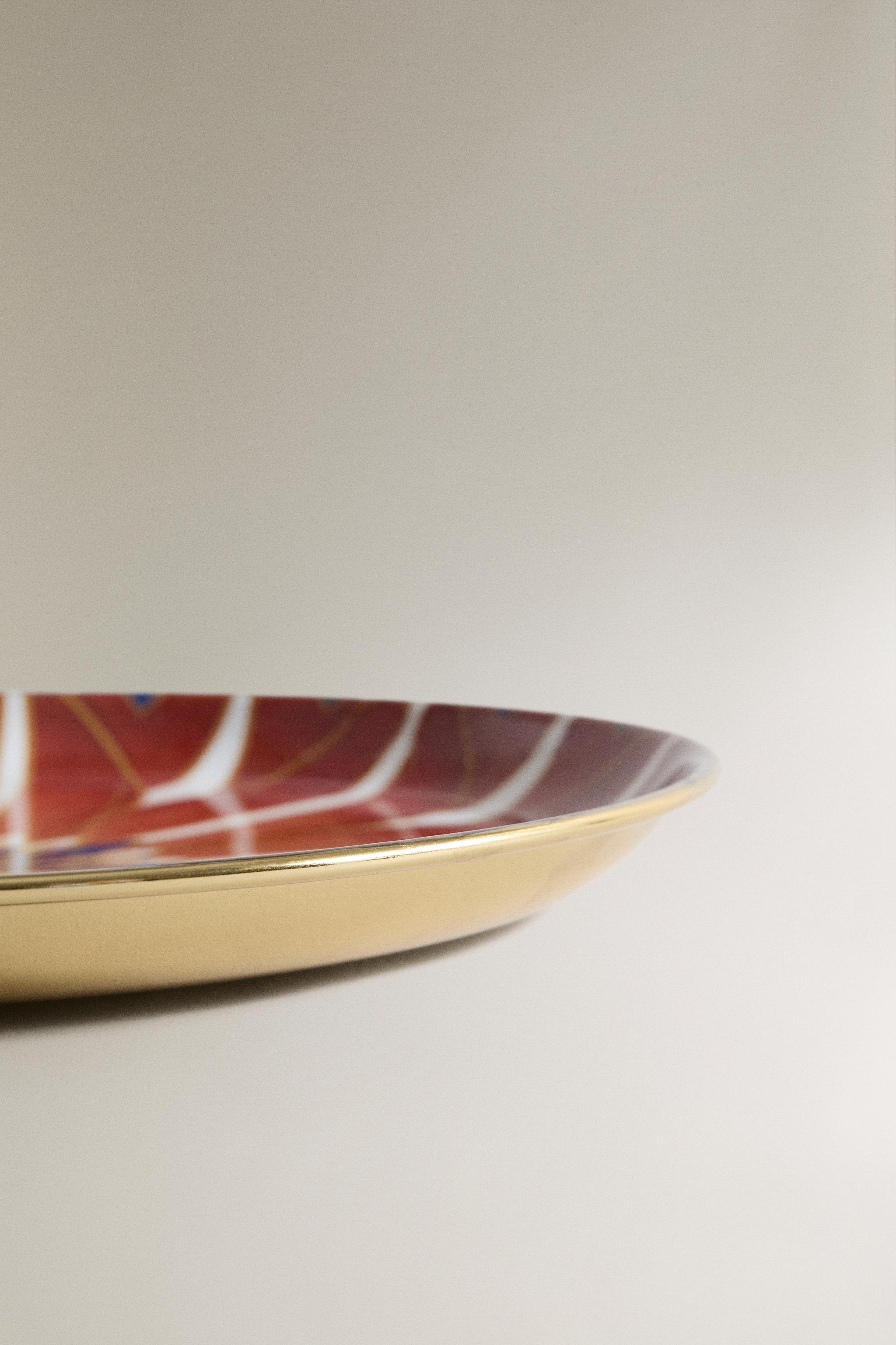 ZARA  お皿 DECORATIVE CORAL TRAY | MARISA BERENSON - Coral | ZARA United States