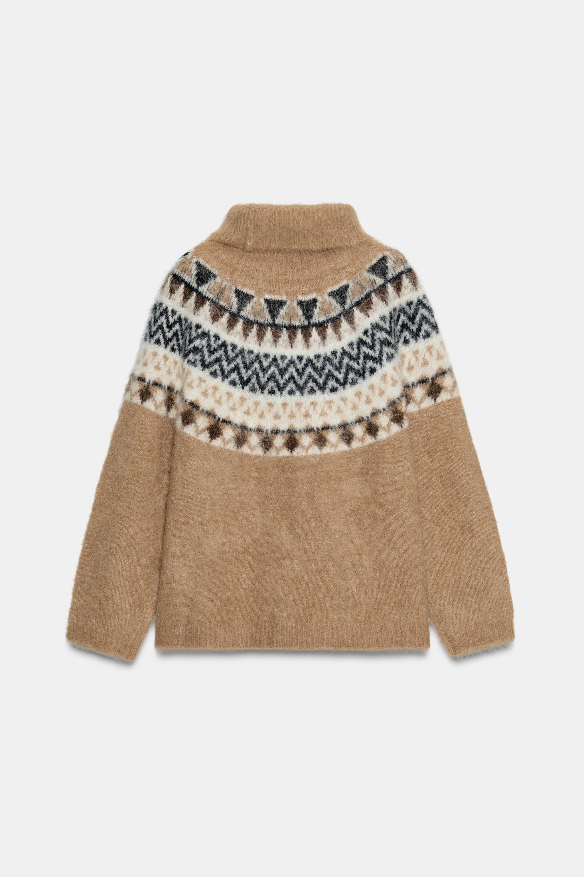 PULL EN ALPAGA JACQUARD