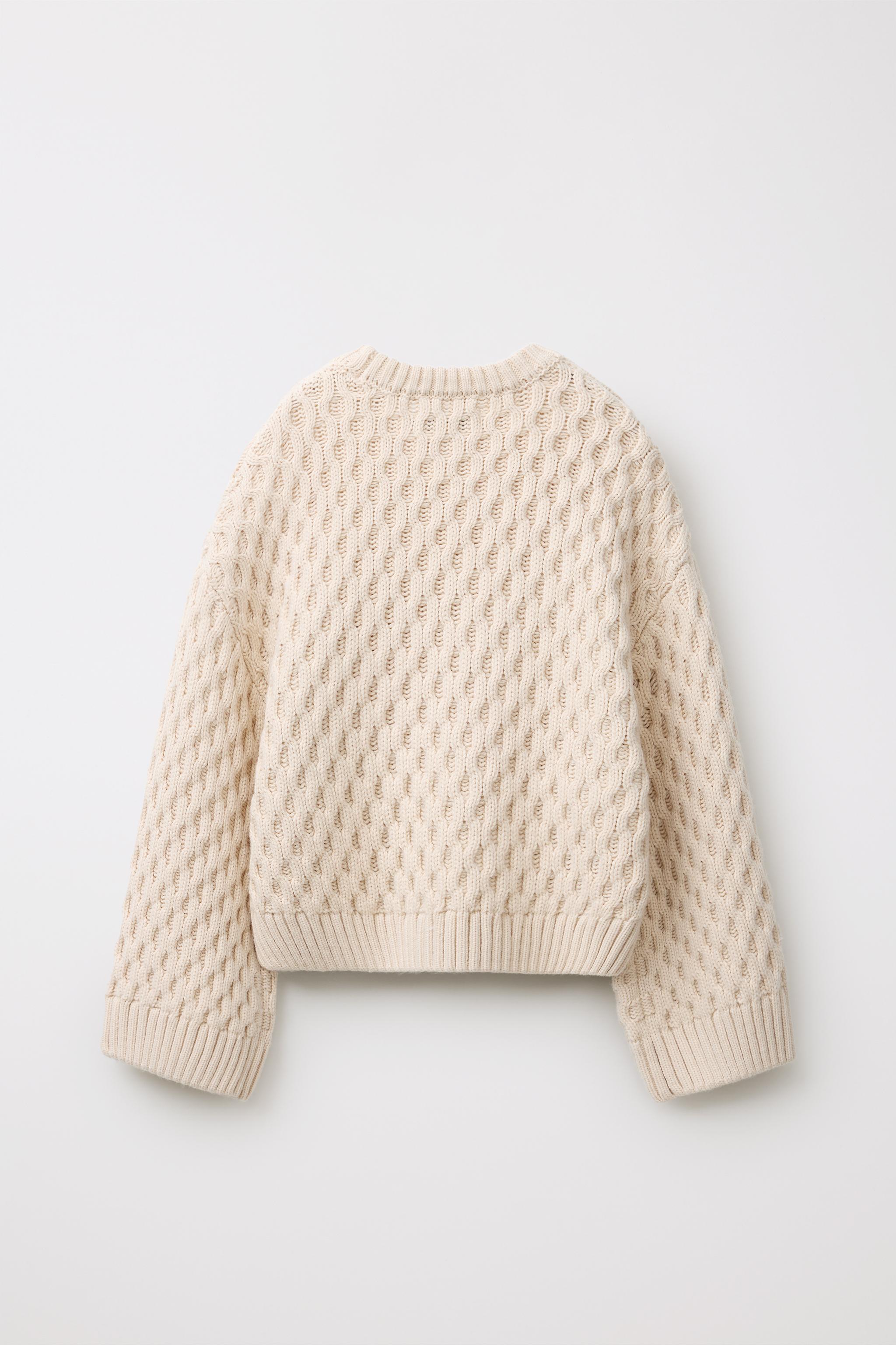 LIMITED EDITION WOOL CABLE KNIT JUMPER