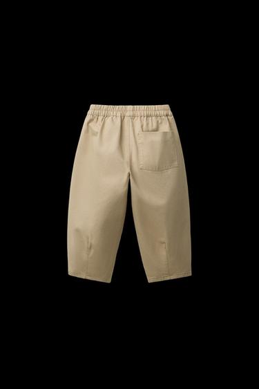 PANTALÓN BALLOON SOFT TOUCH - Camel claro de Zara