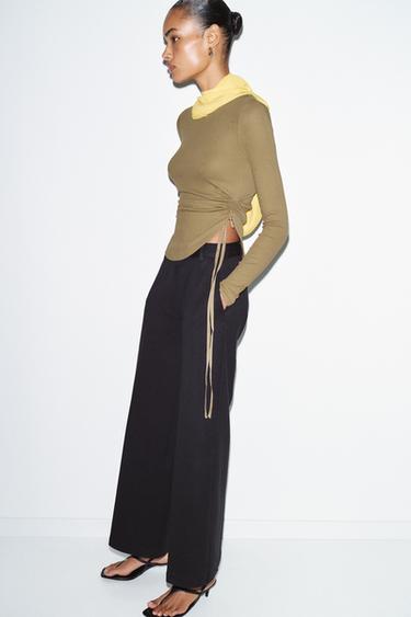 PANTALÓN INTERLOCK - Negro de Zara