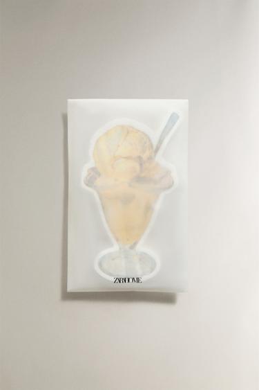 PACK OF ICE CREAM CUP PAPER NAPKINS (PACK OF 20) - Yellow by Zara - Image 3