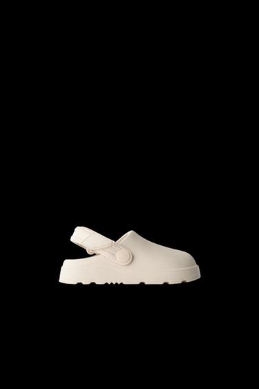 ZUECO ENGOMADO - Blanco Crudo de Zara - Imagen 0