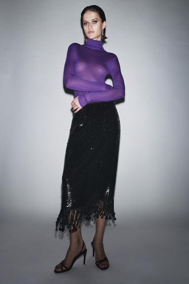 SUPIMA® COTTON T-SHIRT - Violet by Zara