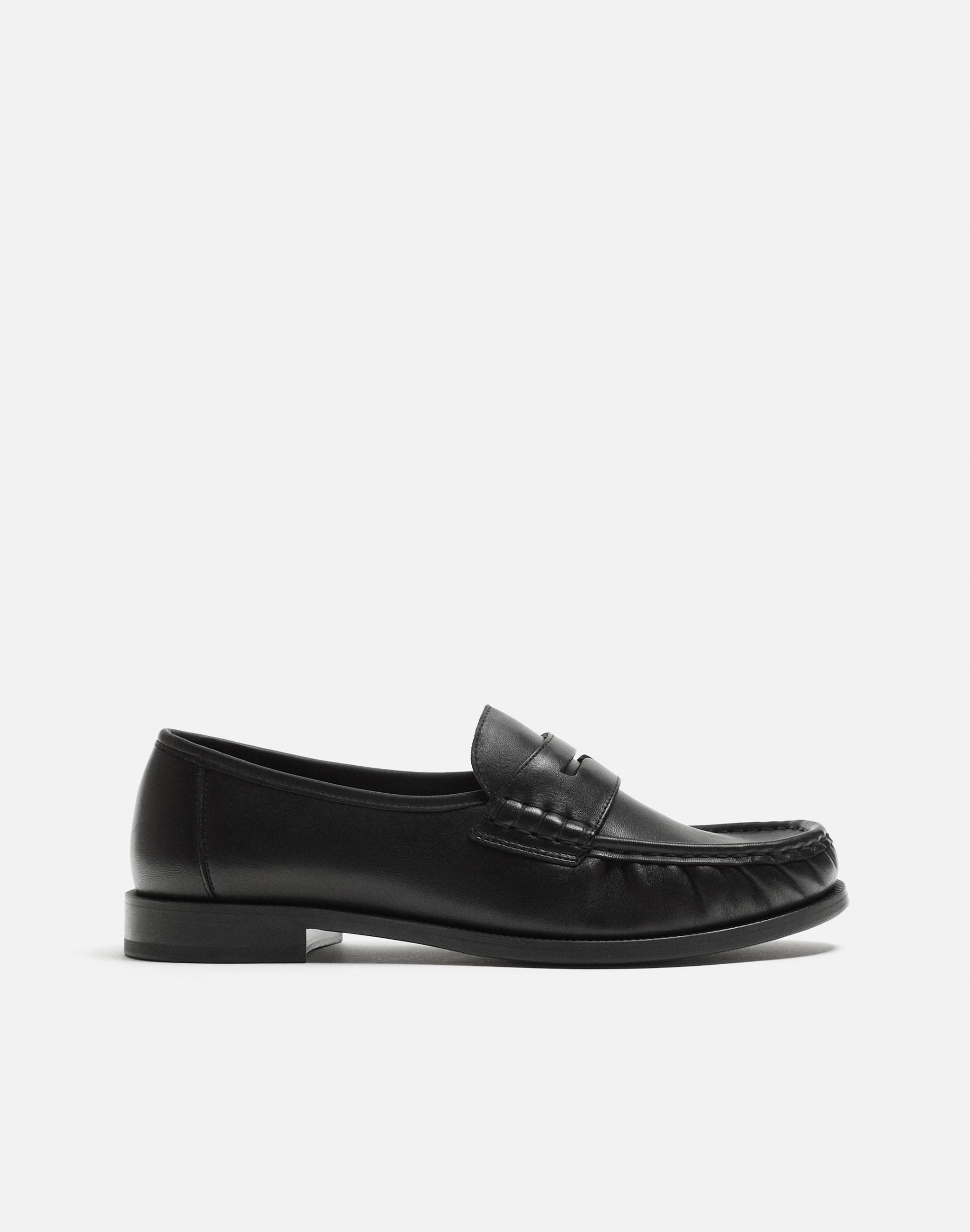 ZARA チャンキーレザーシューズ LIMITED EDITION - メルカリ