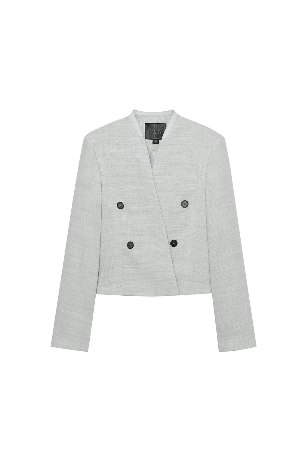 LIMITED EDITION ZW COLLECTION CROPPED BLAZER - image 4
