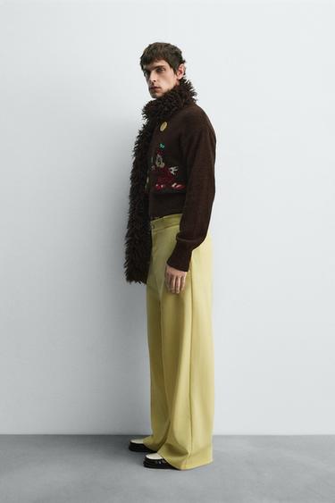 LOOSE FIT TROUSERS HARRY LAMBERT FOR ZARA X DISNEY - Yellow by Zara - Image 3