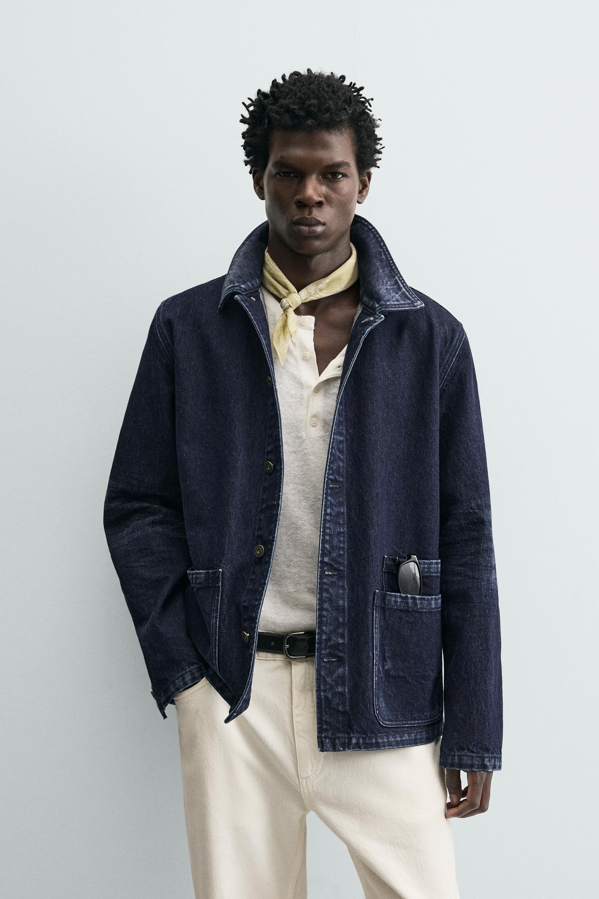 ポケット付きデニムジャケット - ブルー | ZARA Japan / 日本
