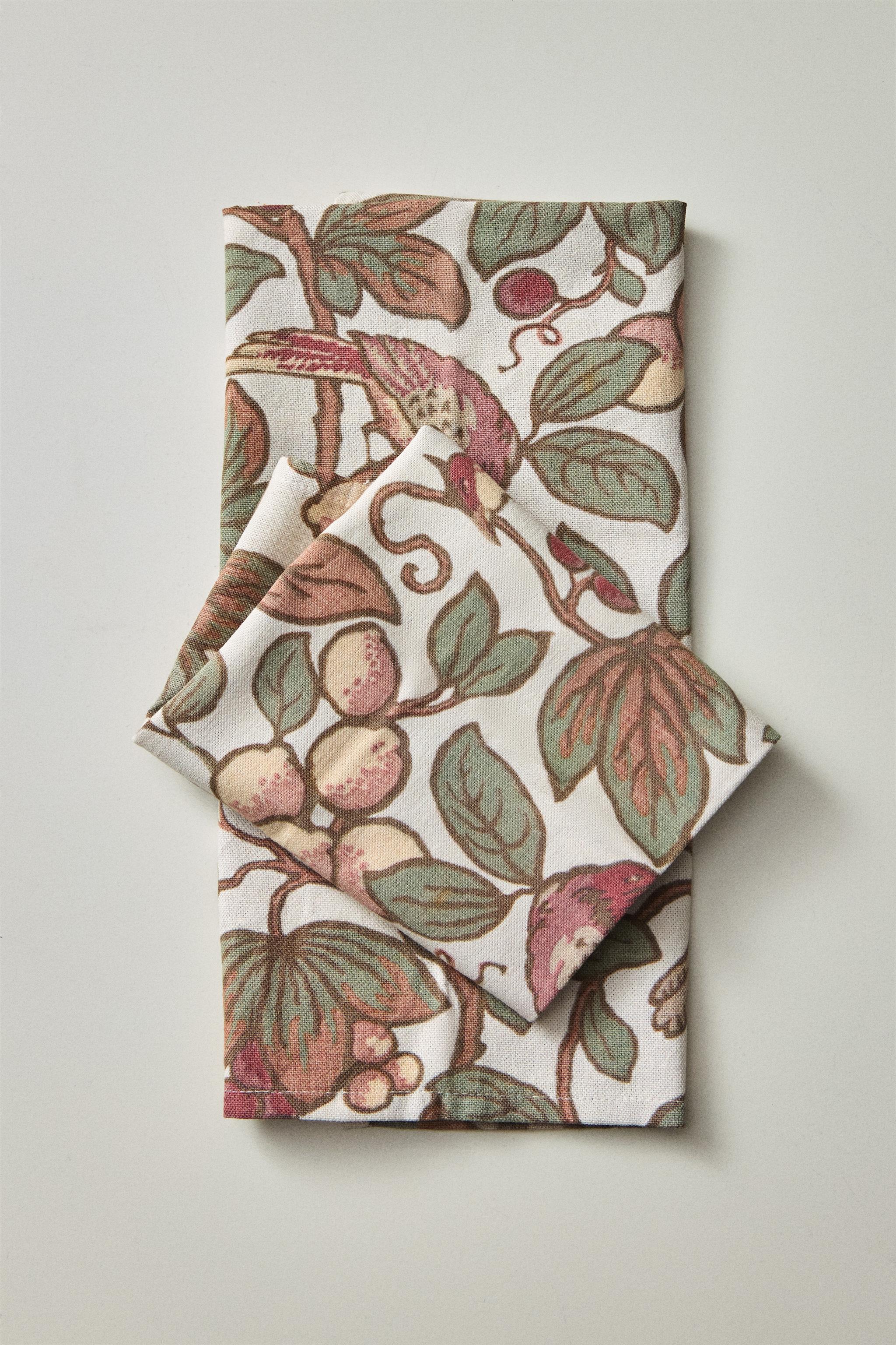 BOTANICAL PRINT TEA TOWELS (PACK OF 2)