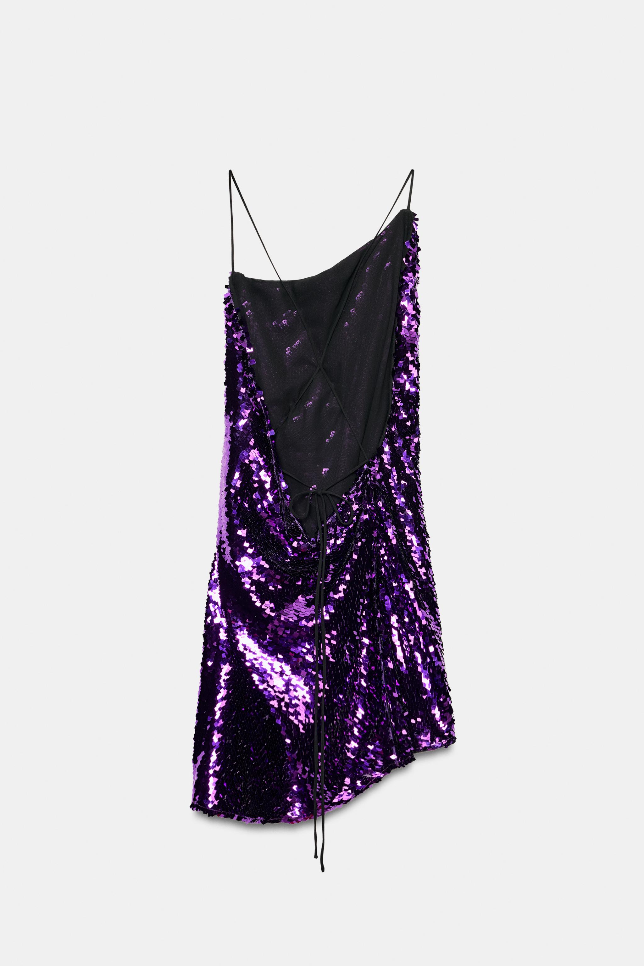 Zara ZW COLLECTION SEQUIN DRAPED TOP — фото 8