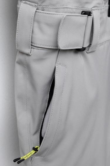 COMBINAISON À CAPUCHE COUPE-VENT ET RÉSISTANTE À L'EAU SYSTÈME RECCO® COLLECTION SKI - Gris clair de Zara - Image 4