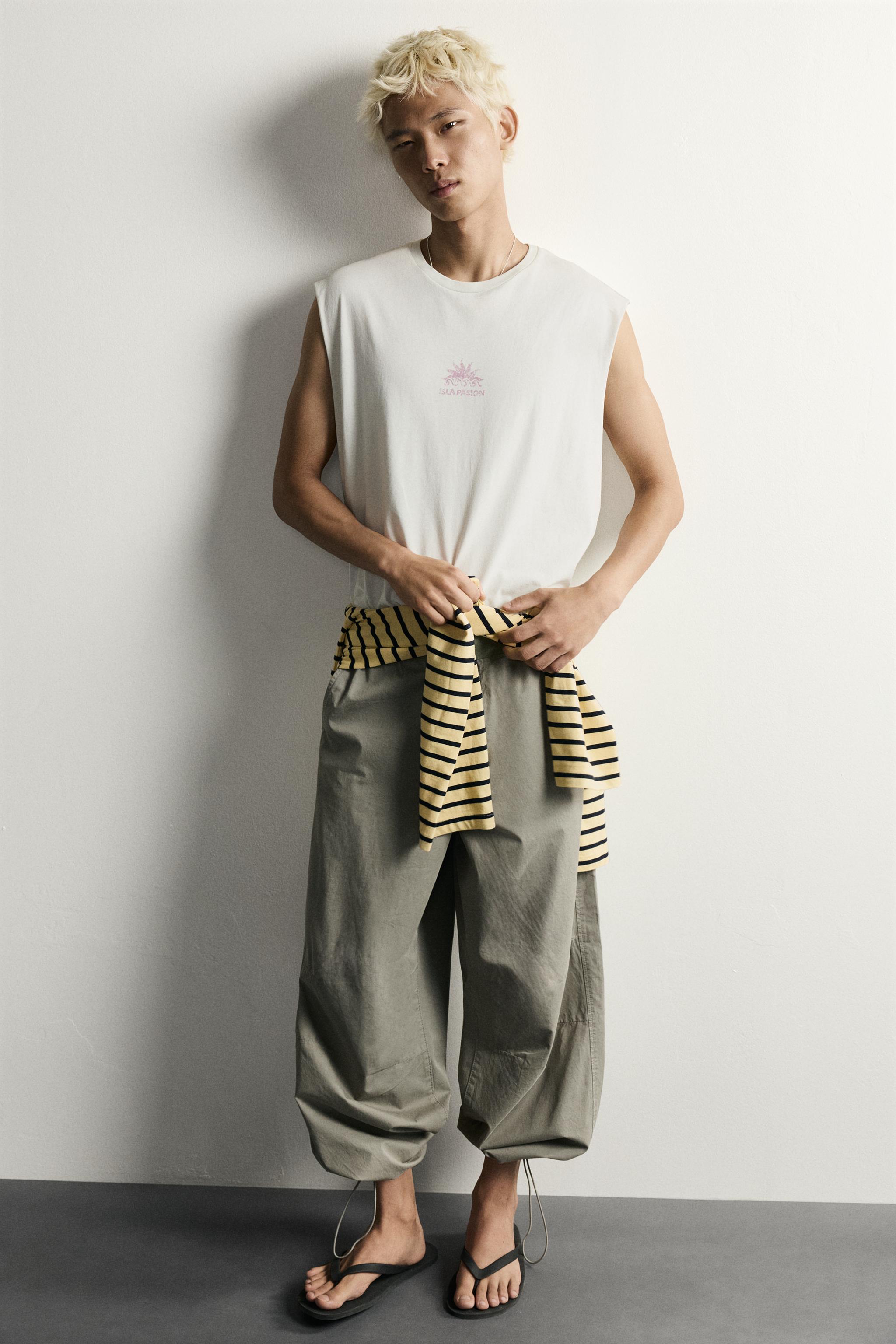 WASHED PRINT TANK TOP