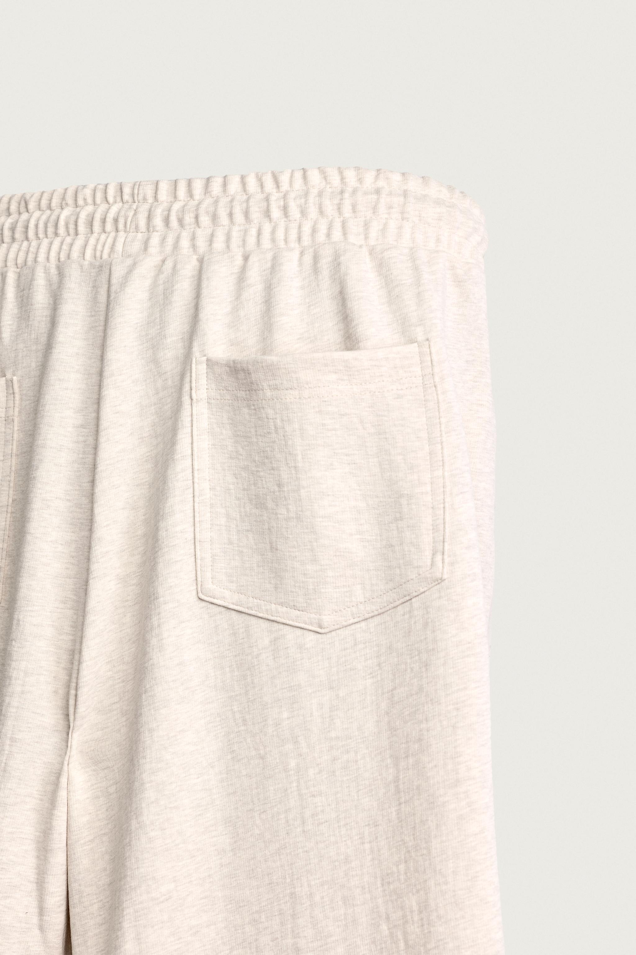 TEXTURED BALLOON-FIT TROUSERS