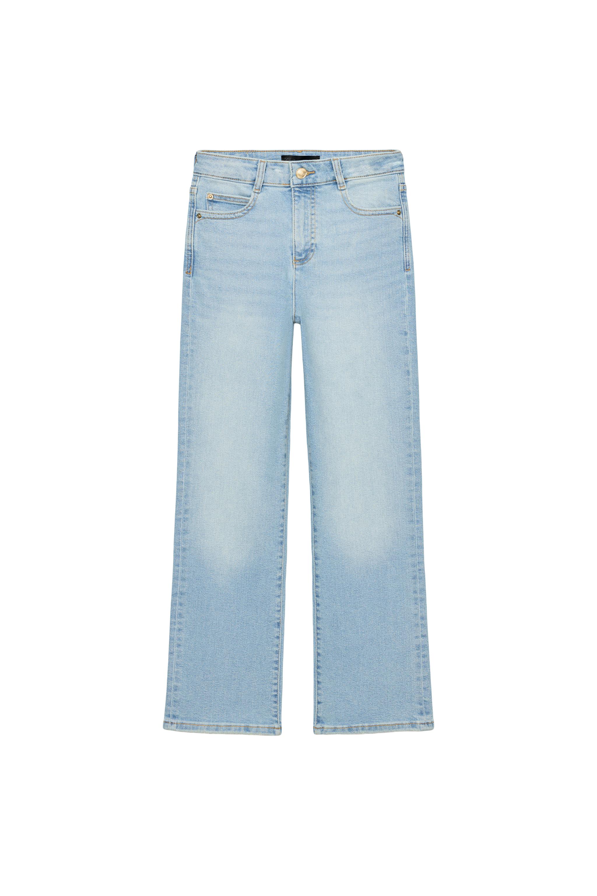 Z1975 MINI FLARE HIGH-WAIST JEANS - Light blue | ZARA United States