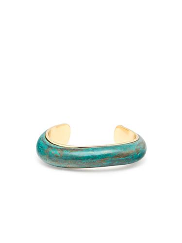 Bracelet patine effet bronze - Vert de Zara